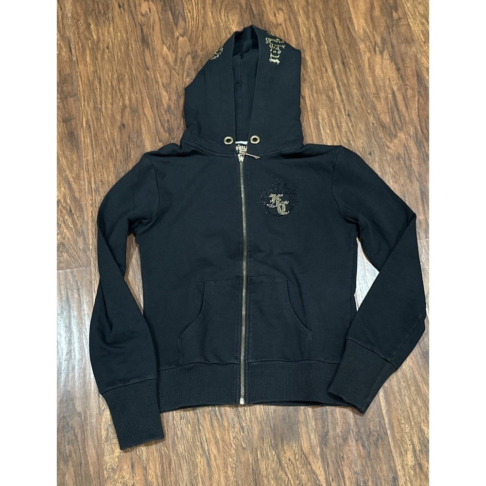 FAITH CONNEXION" Vintage 1999 Black  Hoodie Size S